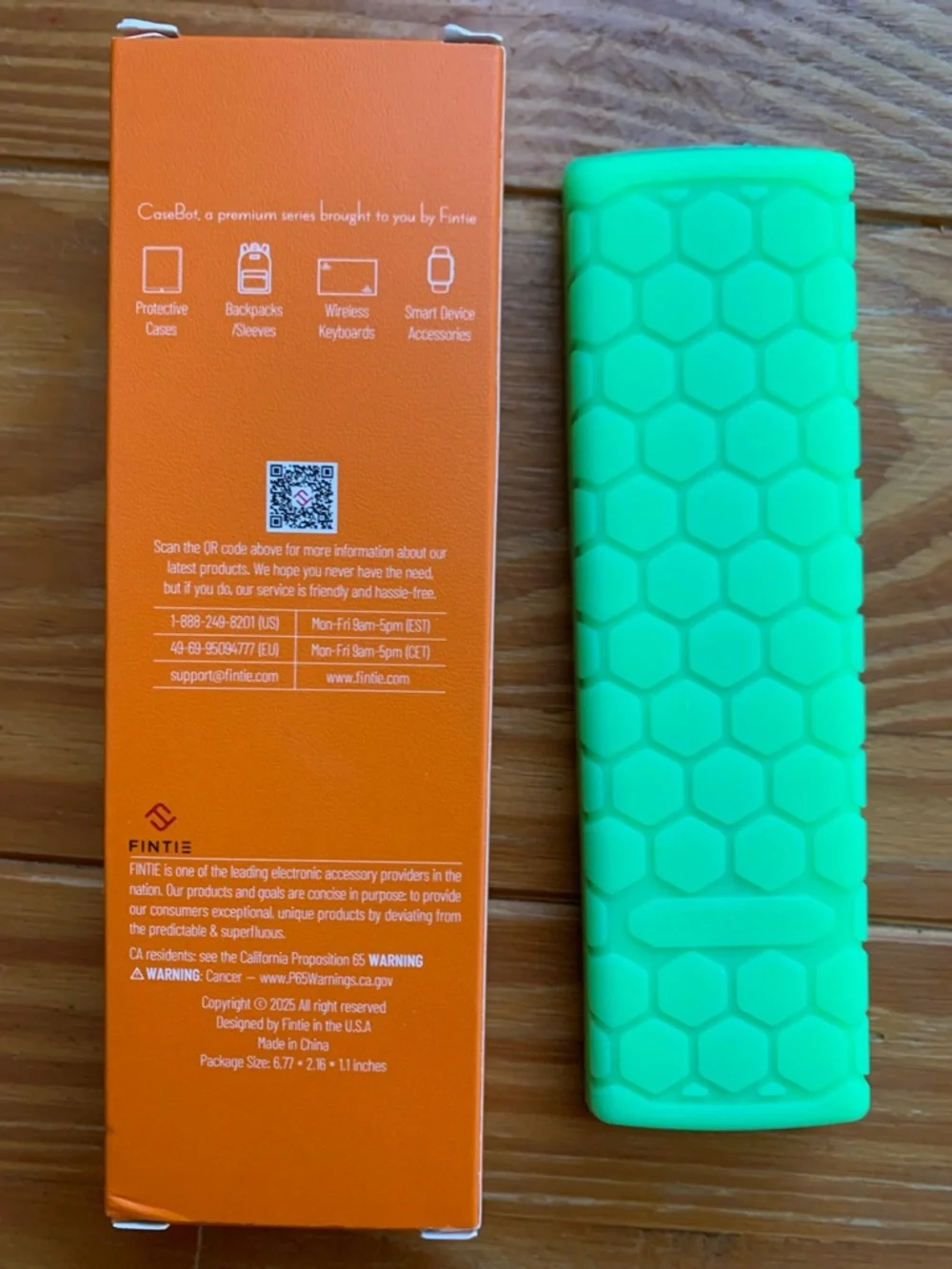 NWT CaseBot Lime Green Silicone Cover for Firestick TV Remote